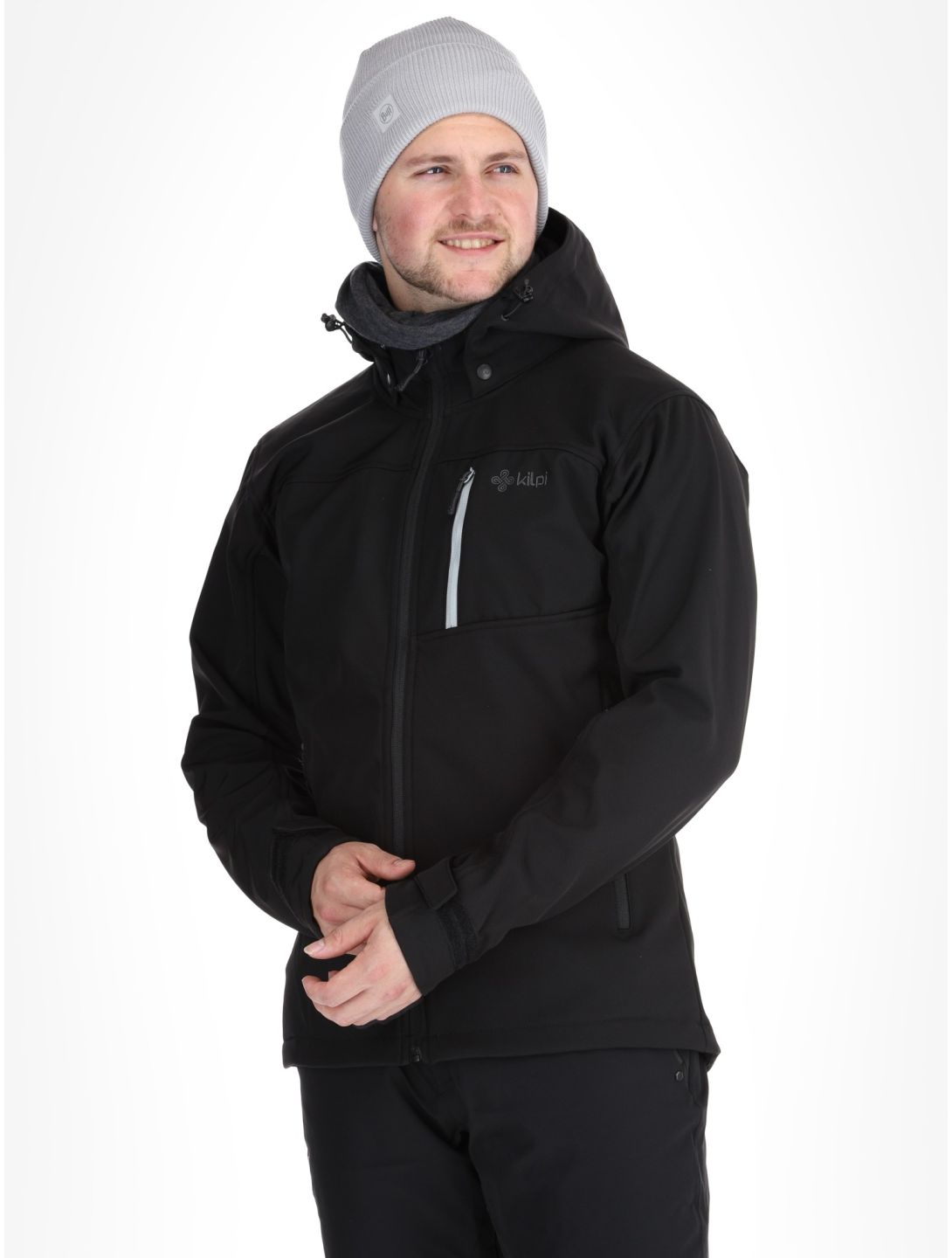 Kilpi, RAVIO softshell ski jacket men Black black 