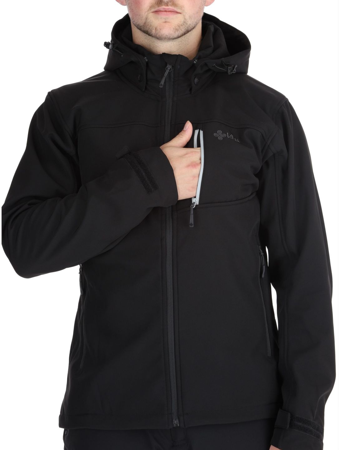 Kilpi, RAVIO softshell ski jacket men Black black 