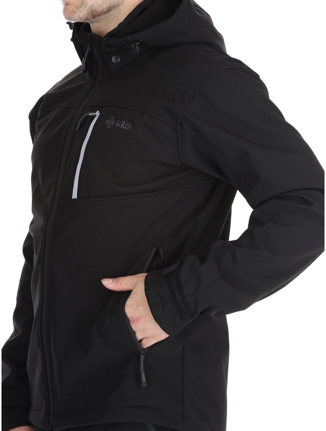 Kilpi, RAVIO softshell ski jacket men Black black 