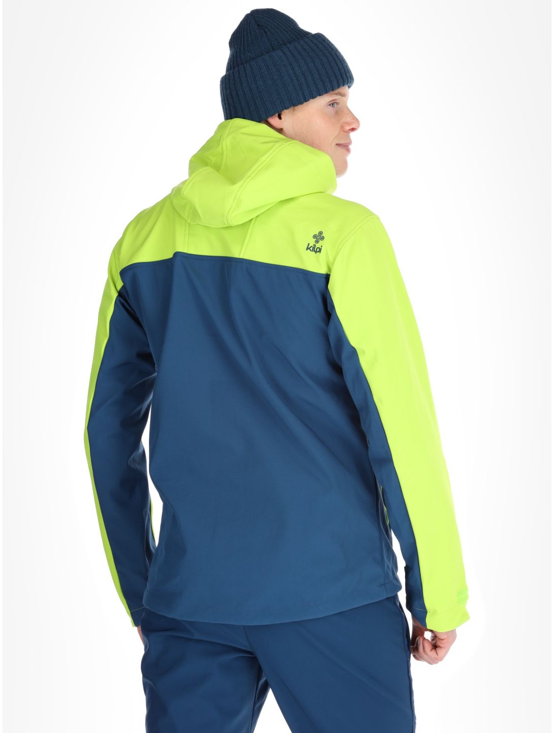 Kilpi, RAVIO softshell ski jacket men Lime Green blue, green 