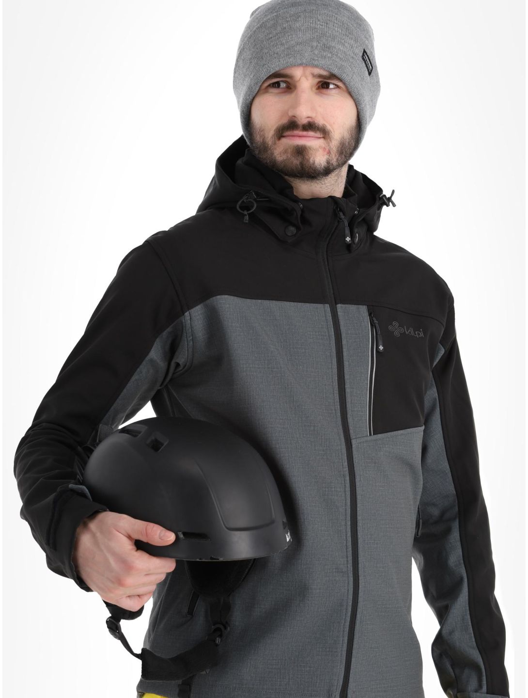 Kilpi, Ravio-M softshell ski jacket men Dark Grey grey 