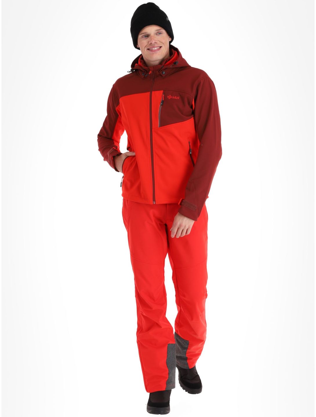 Kilpi, Ravio-M softshell ski jacket men Red red 