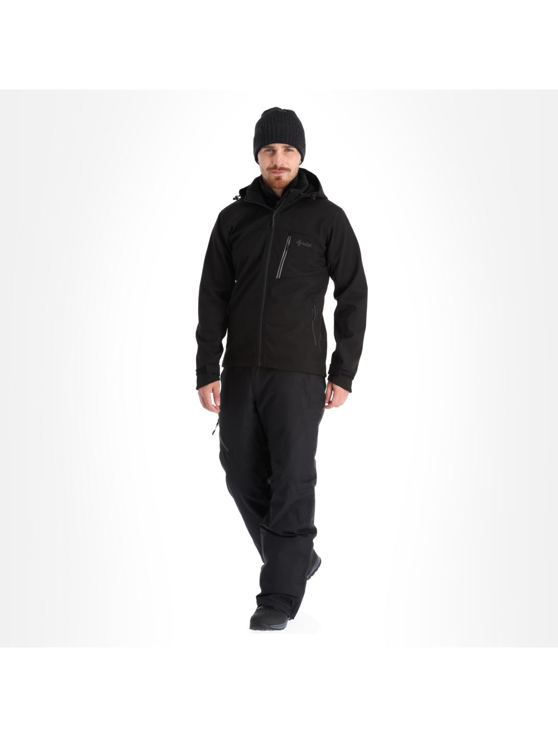 Kilpi, Ravio-M softshell ski jacket plus size men black 