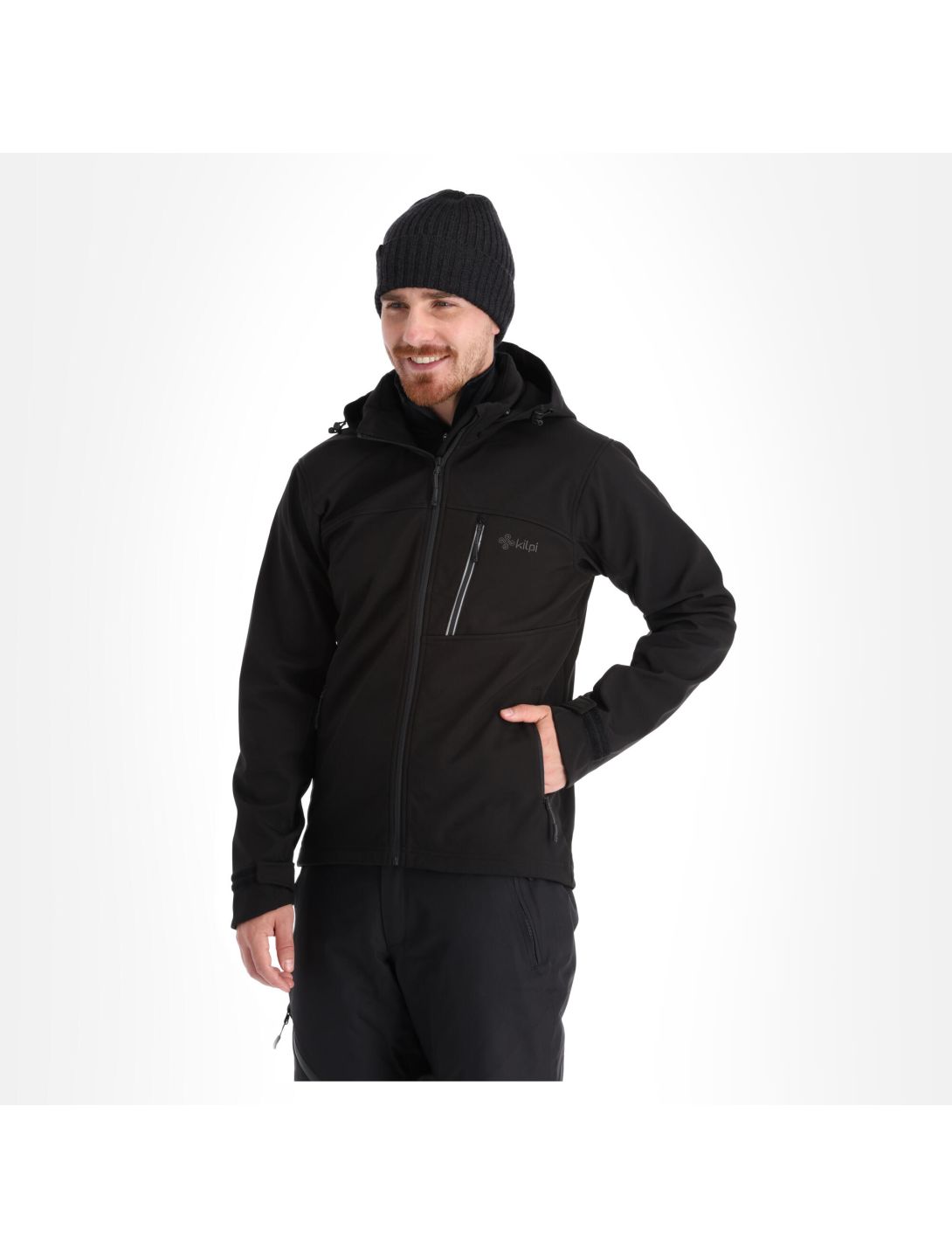 Kilpi, Ravio-M softshell ski jacket plus size men black 