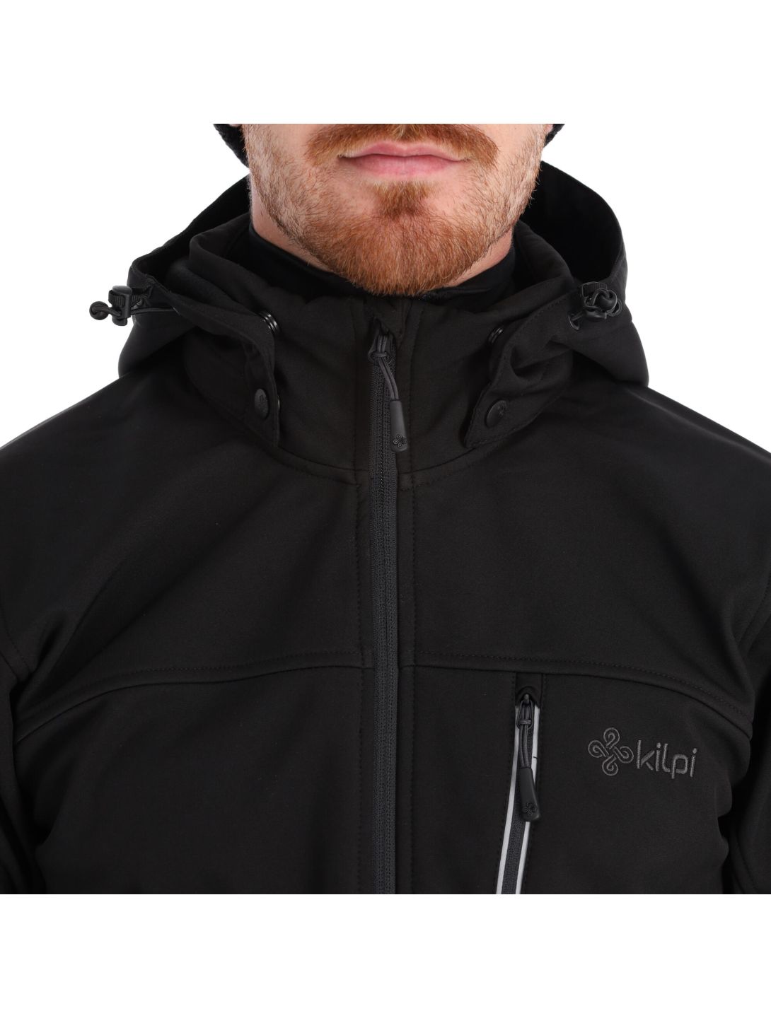 Kilpi, Ravio-M softshell ski jacket plus size men black 