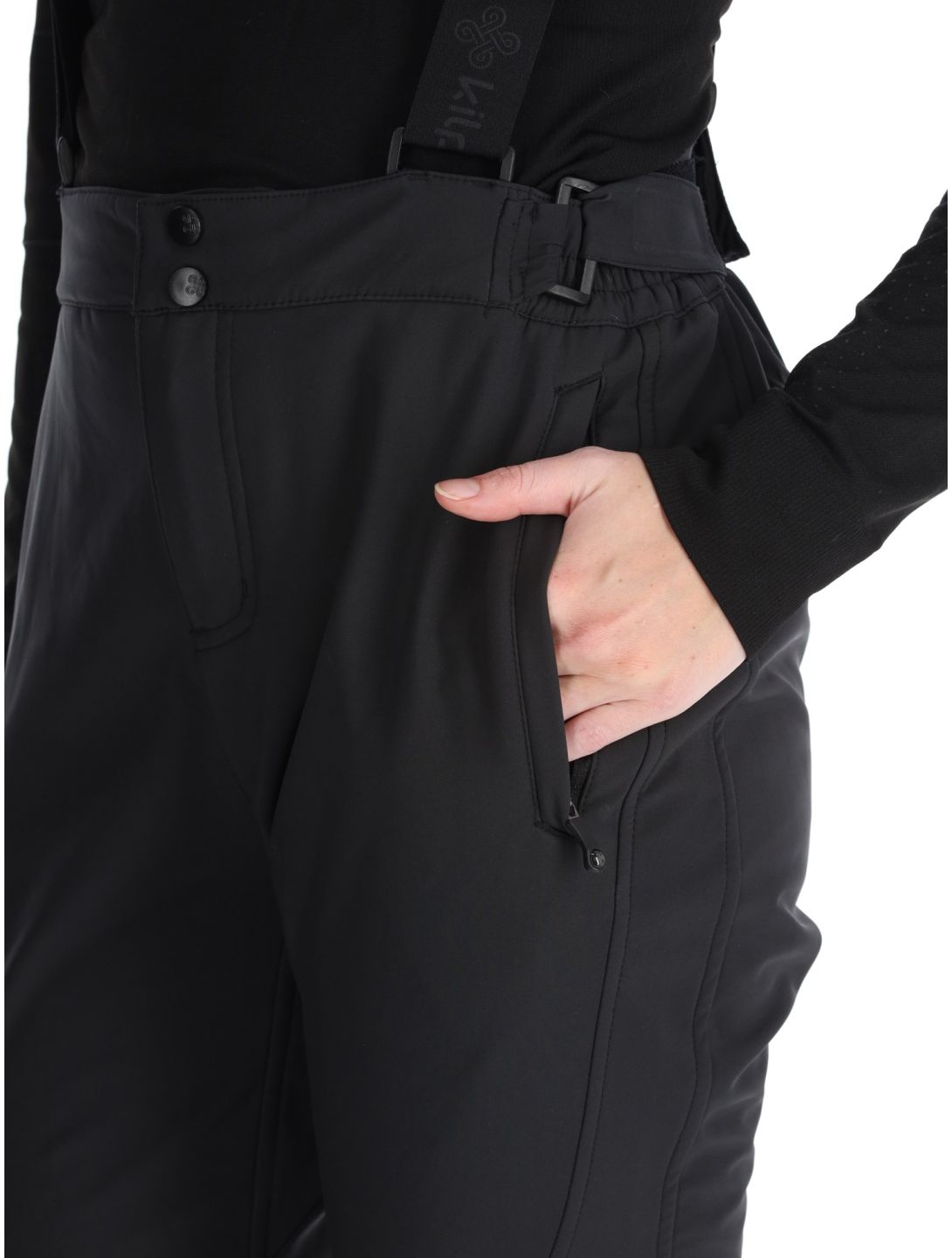 Kilpi, RHEA softshell ski pants women Black black 