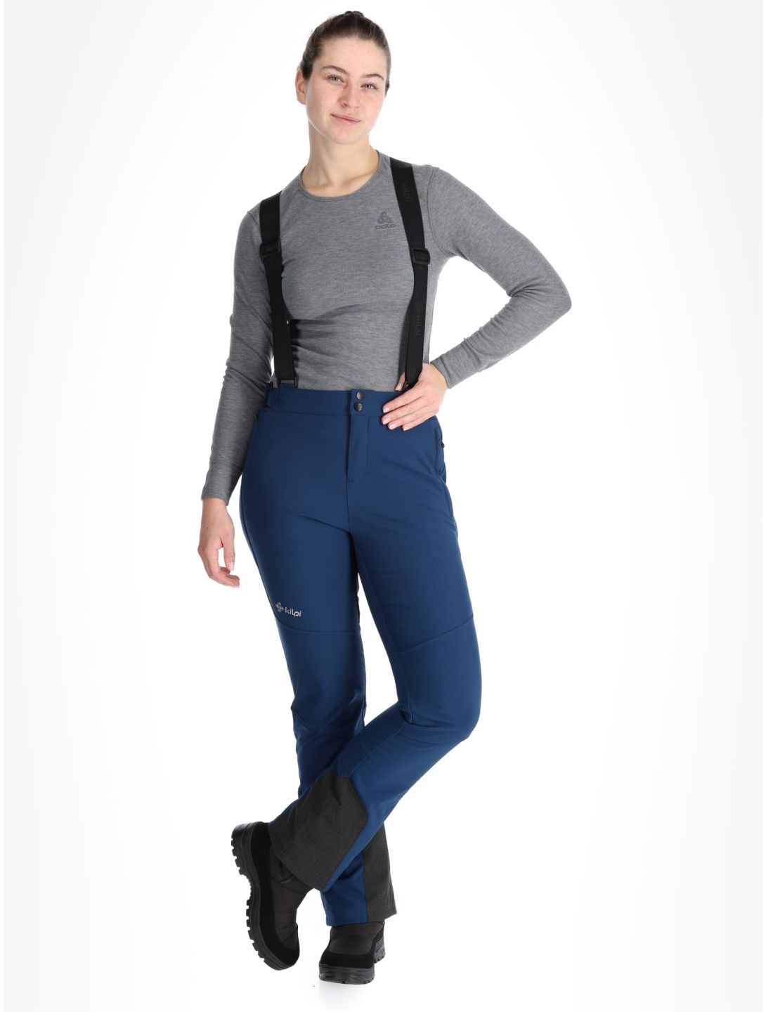 Kilpi, RHEA softshell ski pants women Dark Blue blue 