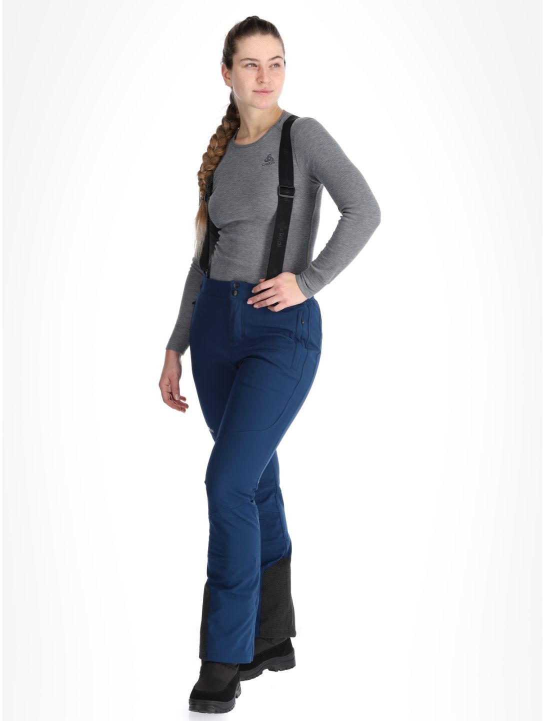 Kilpi, RHEA softshell ski pants women Dark Blue blue 