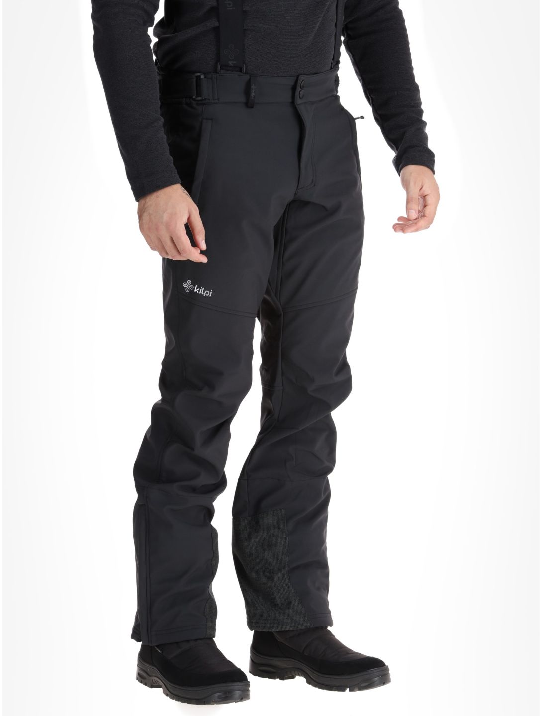 Kilpi, RHEA softshell ski pants men Black black 