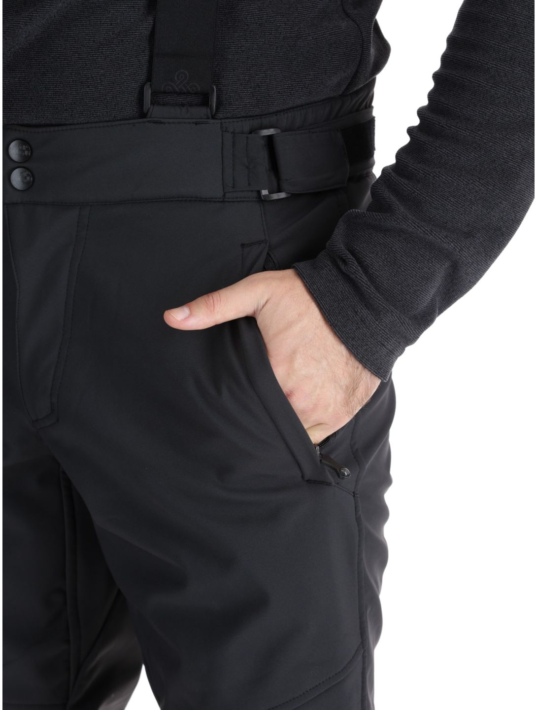 Kilpi, RHEA softshell ski pants men Black black 