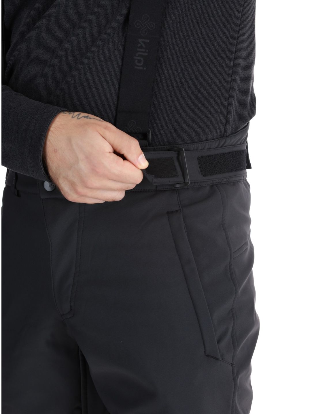 Kilpi, RHEA softshell ski pants men Black black 