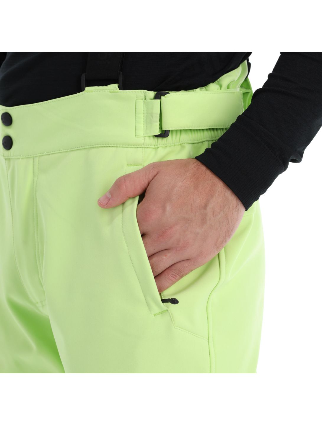 Kilpi, Rhea-M softshell ski pants men lime green 