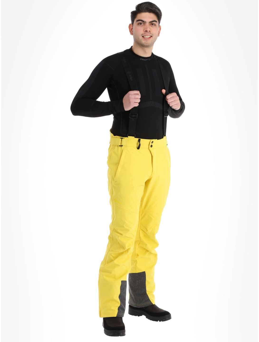 Kilpi, Rhea-M softshell ski pants men Yellow yellow 