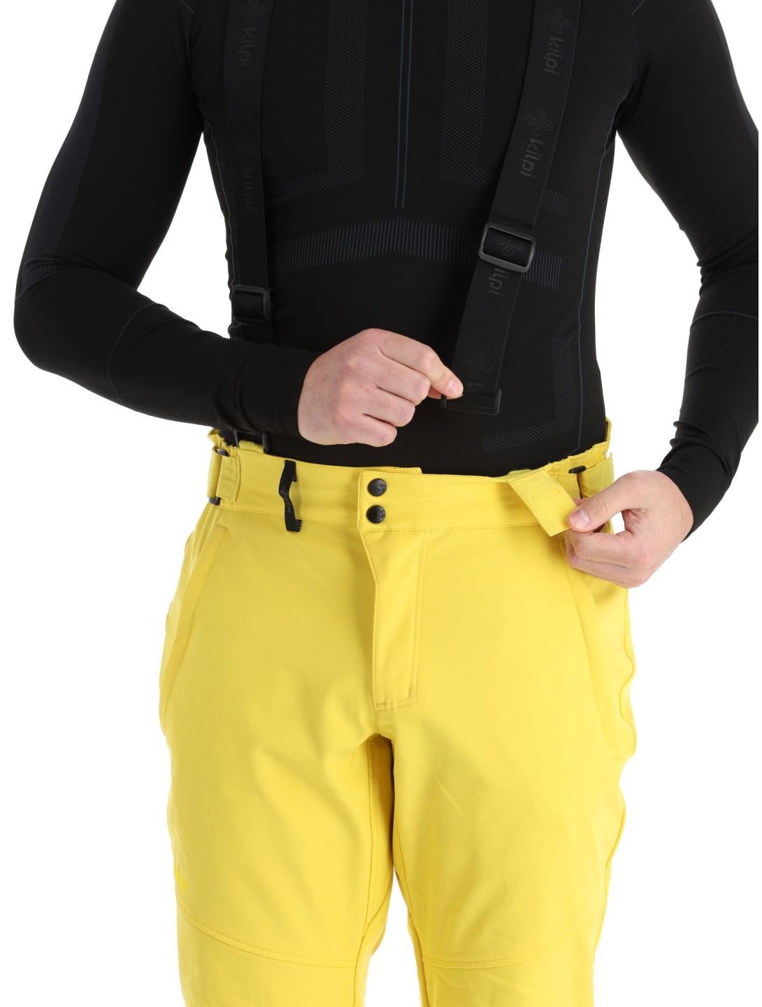 Kilpi, Rhea-M softshell ski pants men Yellow yellow 