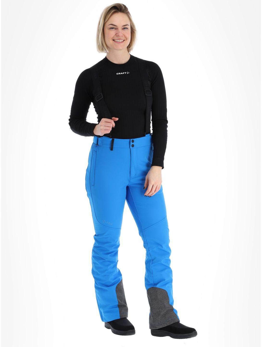 Kilpi, Rhea-W softshell ski pants women Blue blue 