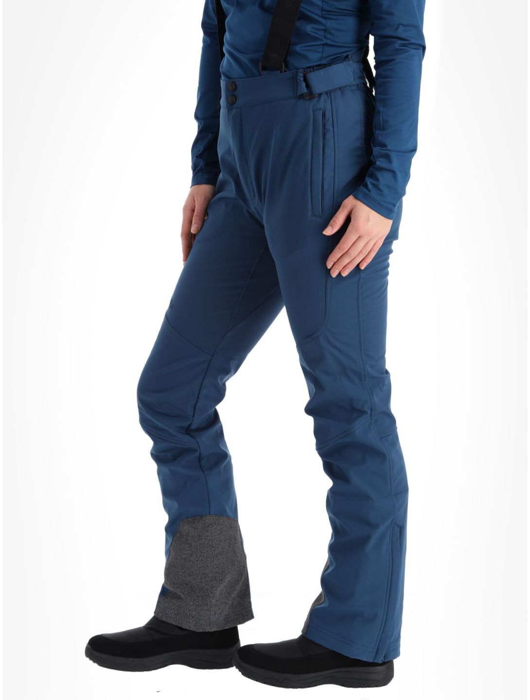 Kilpi, Rhea-W softshell ski pants women Dark Blue blue 