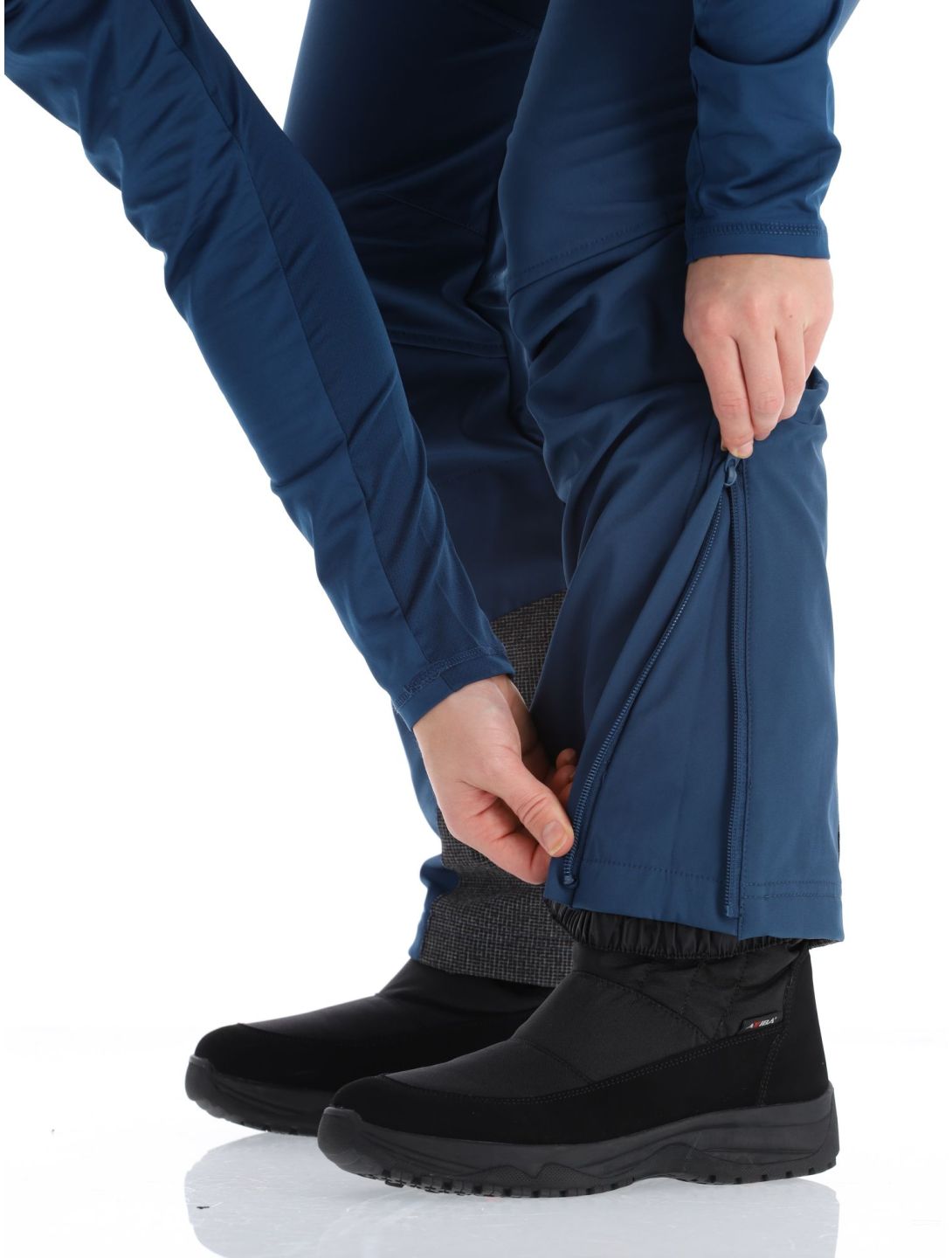 Kilpi, Rhea-W softshell ski pants women Dark Blue blue 