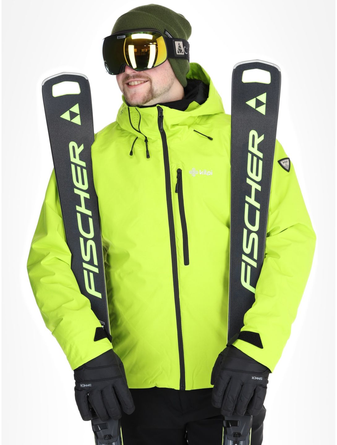 Kilpi, TAMPA ski jacket men Lime Green green 