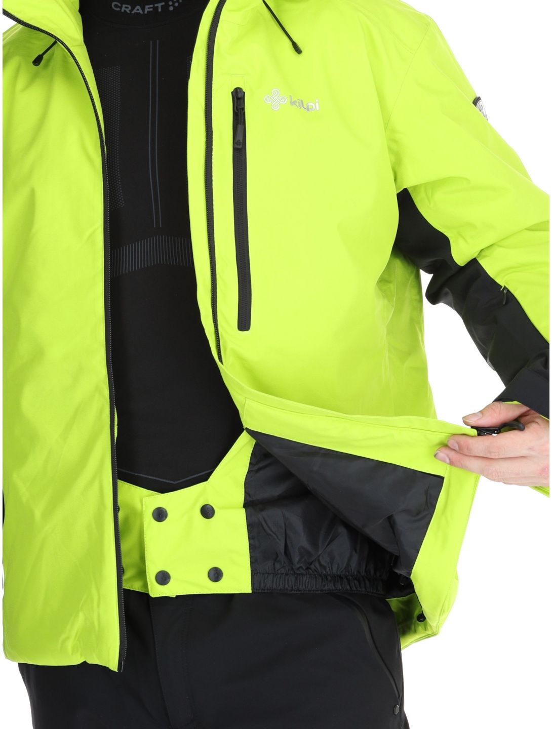 Kilpi, TAMPA ski jacket men Lime Green green 