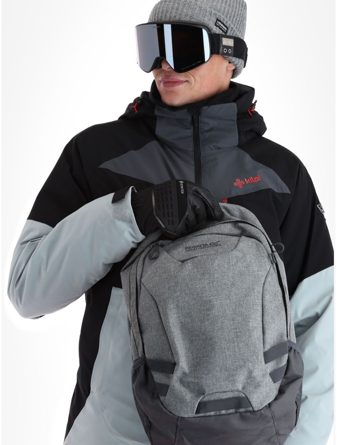 Kilpi, Taxido-M ski jacket men Dark Grey grey 