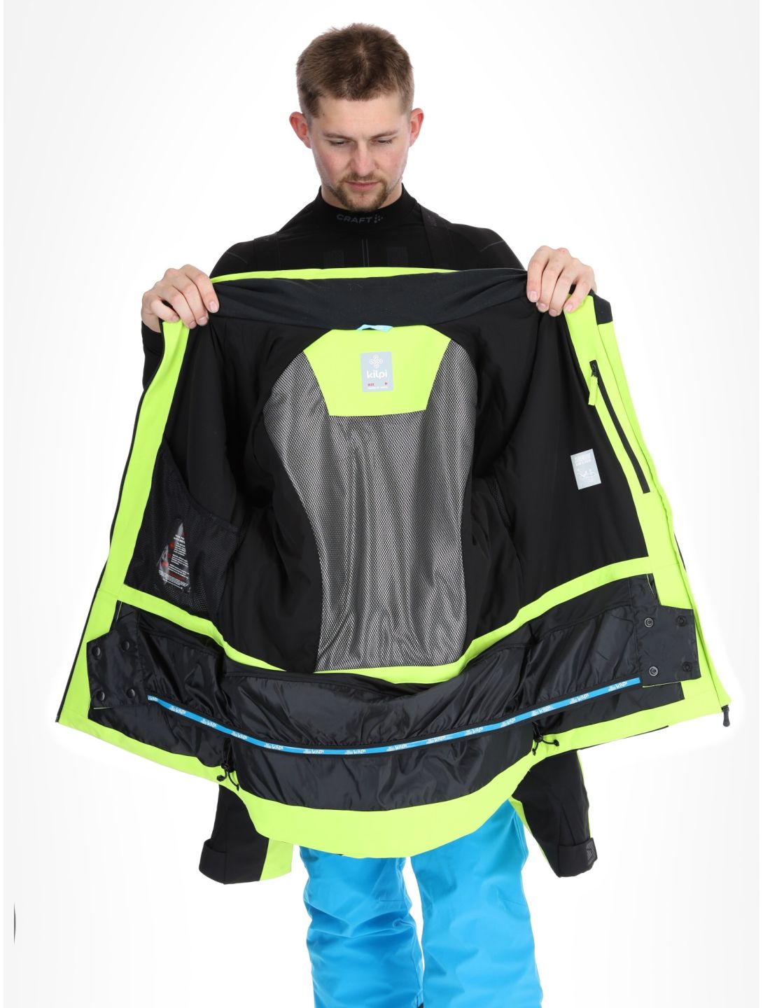 Kilpi, Turnau ski jacket men Lime Green green 