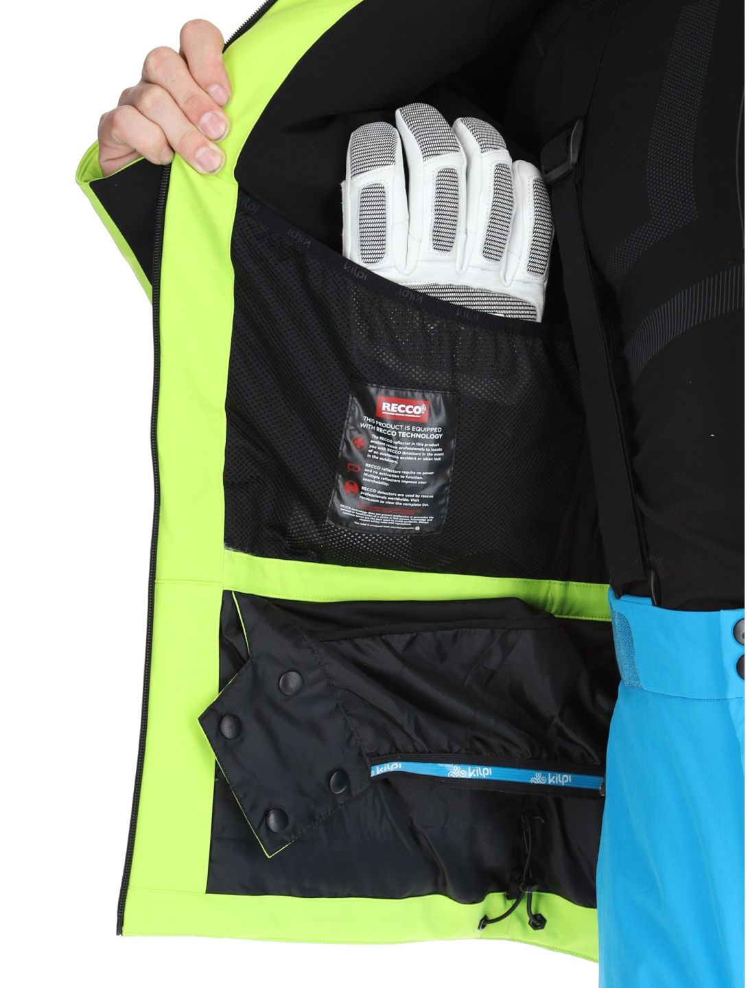 Kilpi, Turnau ski jacket men Lime Green green 