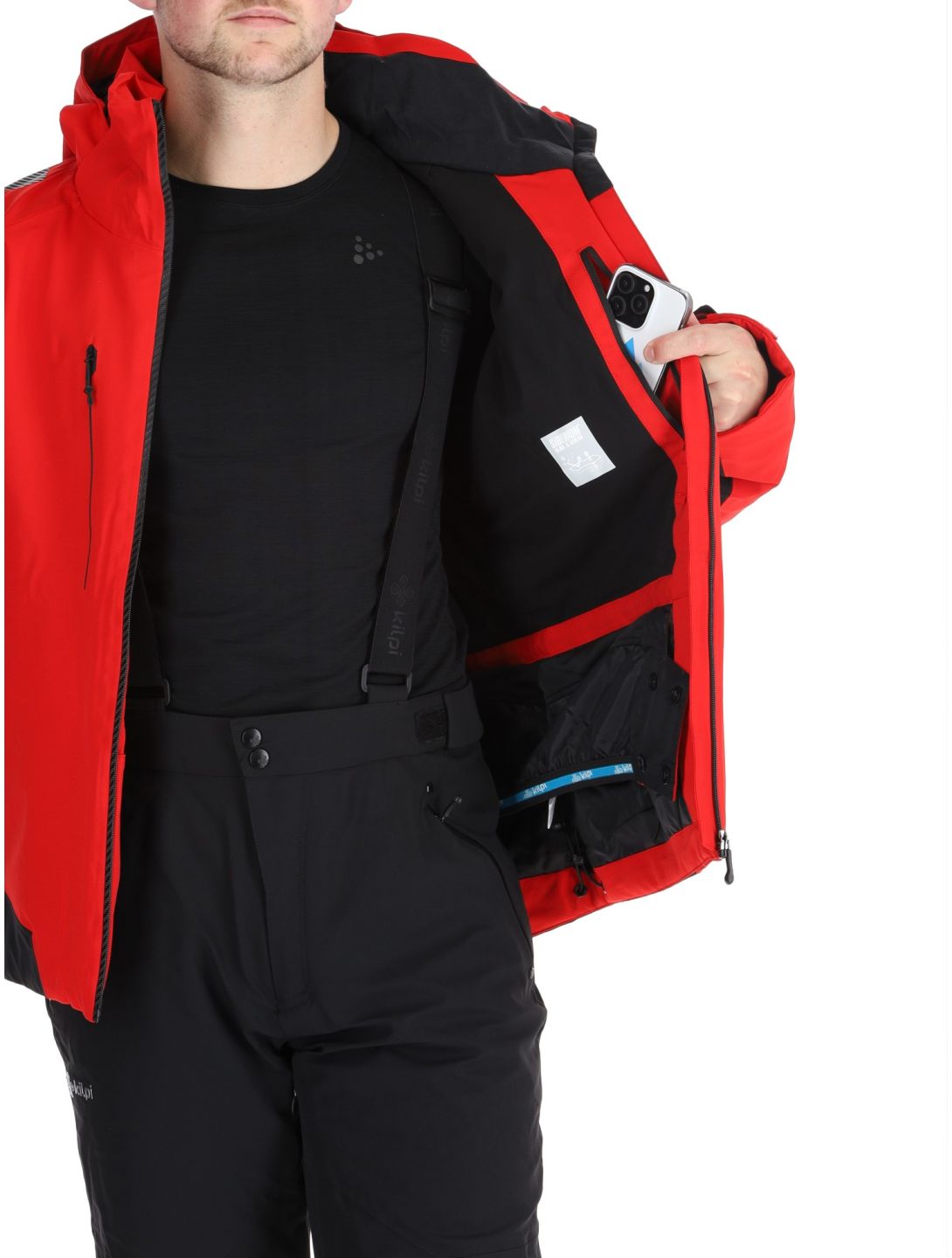 Kilpi, TURNAU ski jacket men Red red 