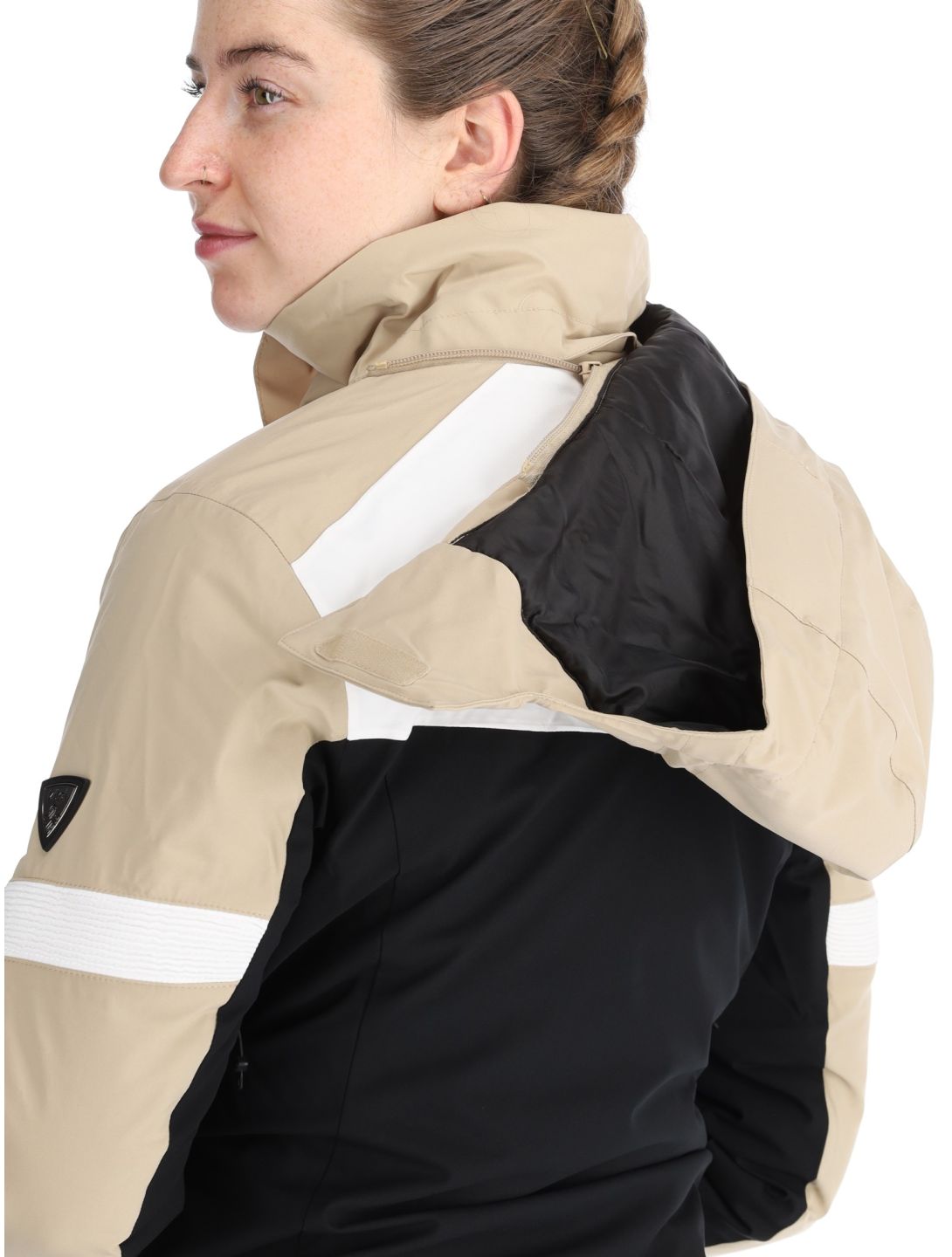 Kilpi, Valera ski jacket women Beige beige, black, white 