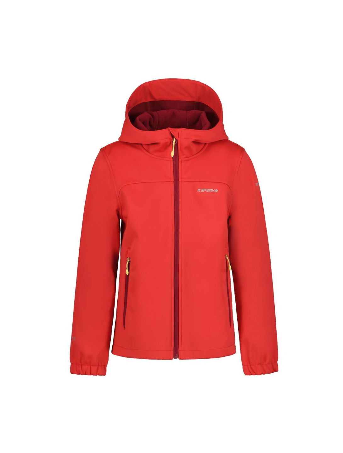 Icepeak, Kleve Jr softshell ski jacket kids coral red 