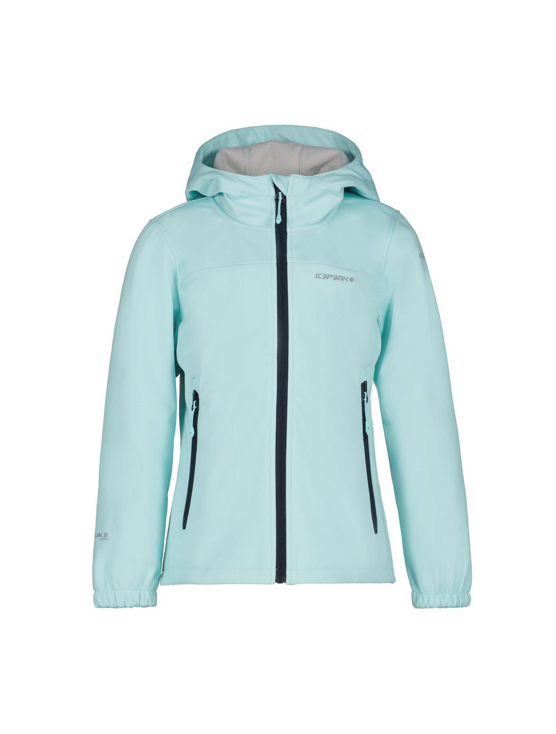 Icepeak, Kleve Jr softshell ski jacket kids turquoise blue 