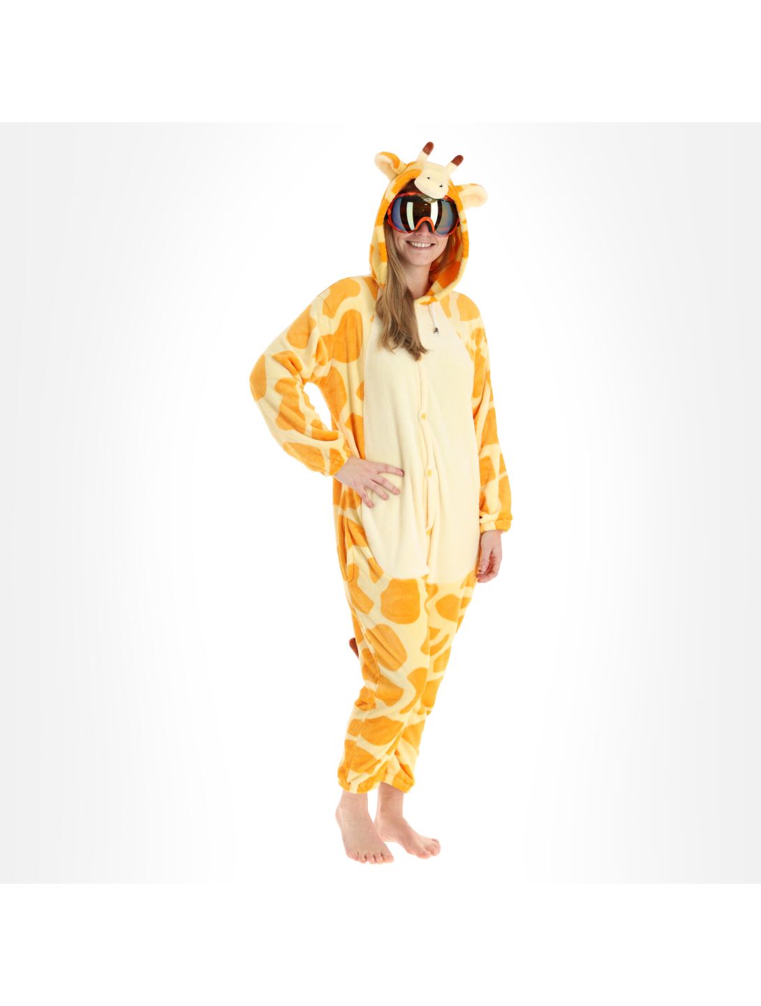 Know How, Onesie accessories kids Giraf yellow 