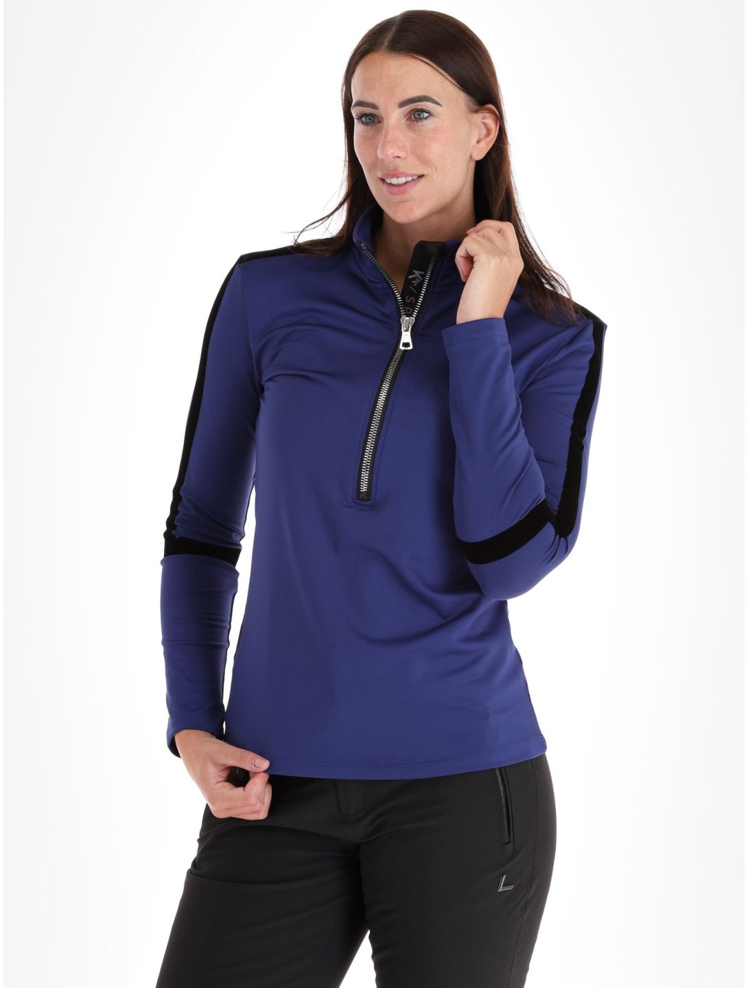 Kou Sportswear, Basic Flock pullover women Blue blue 