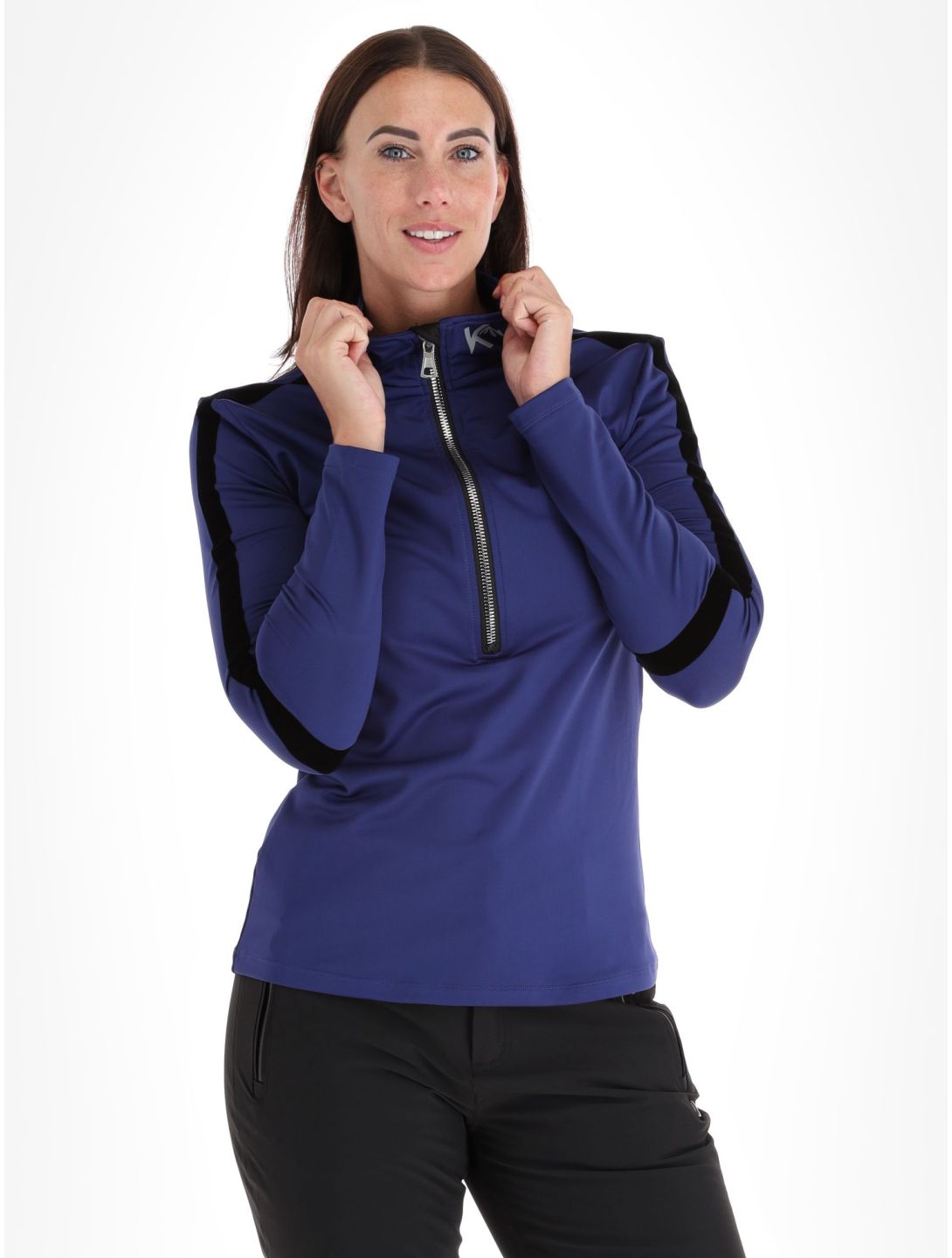 Kou Sportswear, Basic Flock pullover women Blue blue 