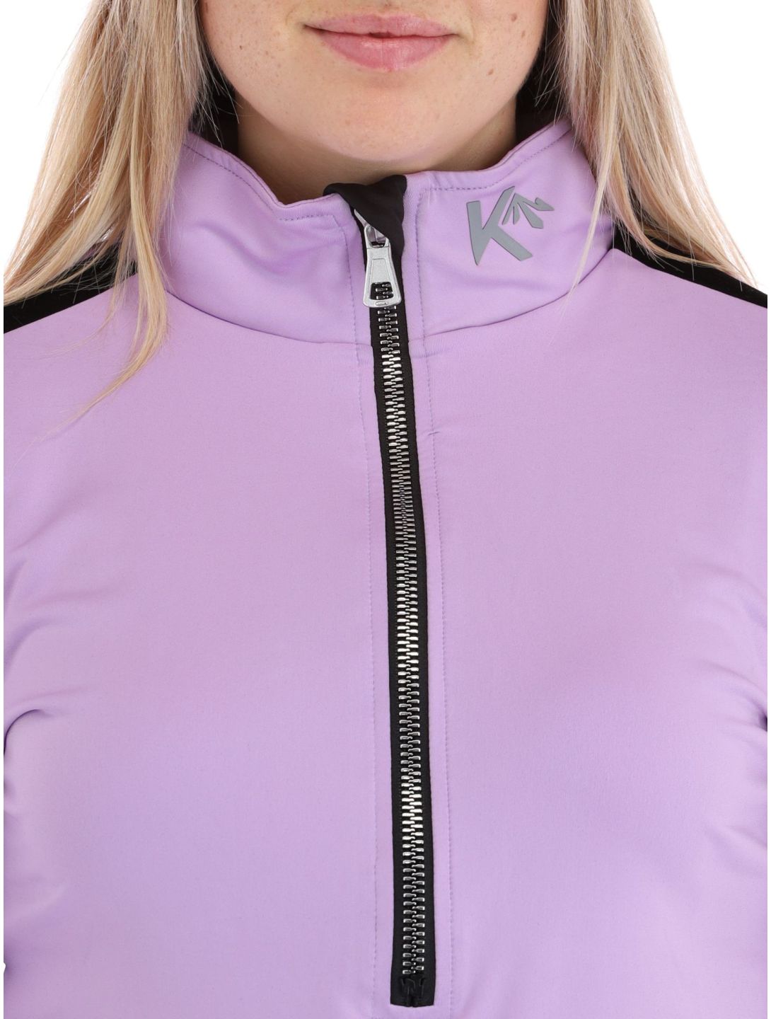 Kou Sportswear, Basic Flock pullover women Lila purple 