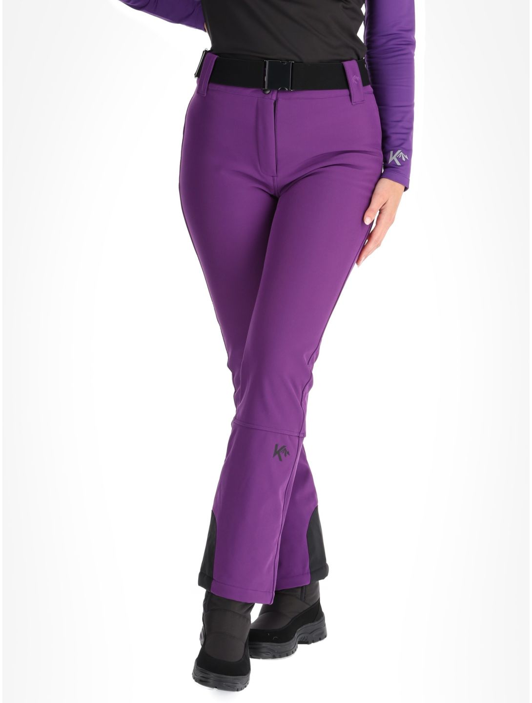 Kou Sportswear, Frost Flare Pants softshell ski pants women Purple purple 