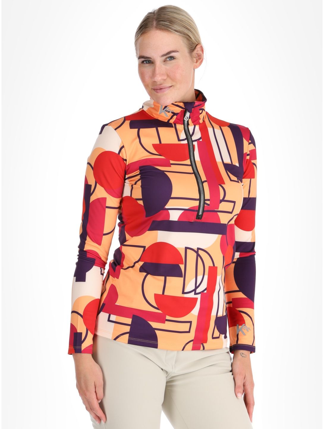 Kou Sportswear, Geoshapes pullover women Colourful multicolor 