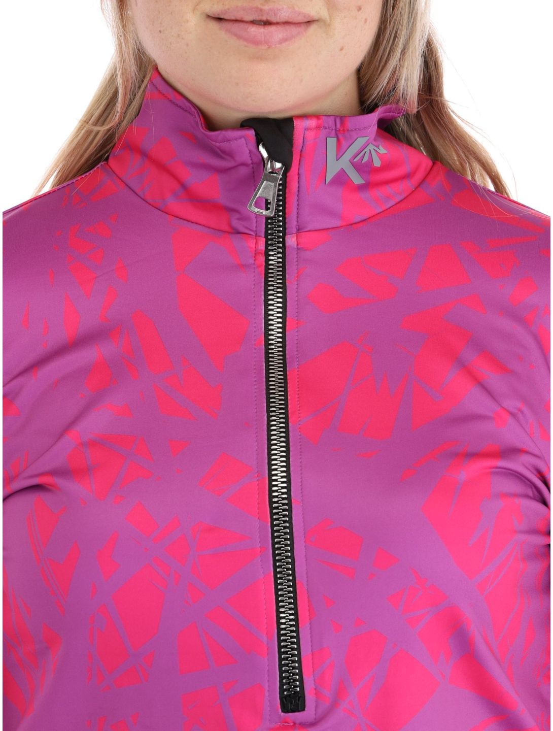 Kou Sportswear, Graphic pullover women Pink-Purple pink, purple 