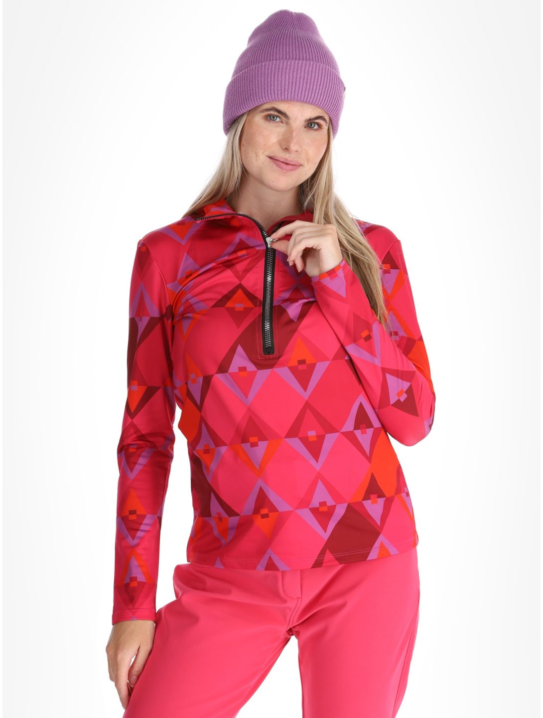 Kou Sportswear, Pully pullover women Pink / Red pink, red 