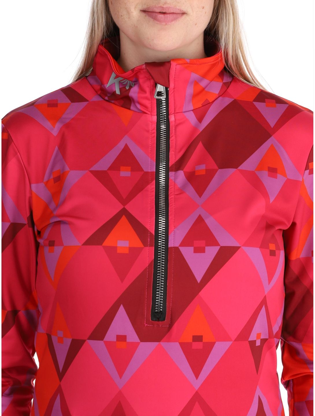 Kou Sportswear, Pully pullover women Pink / Red pink, red 