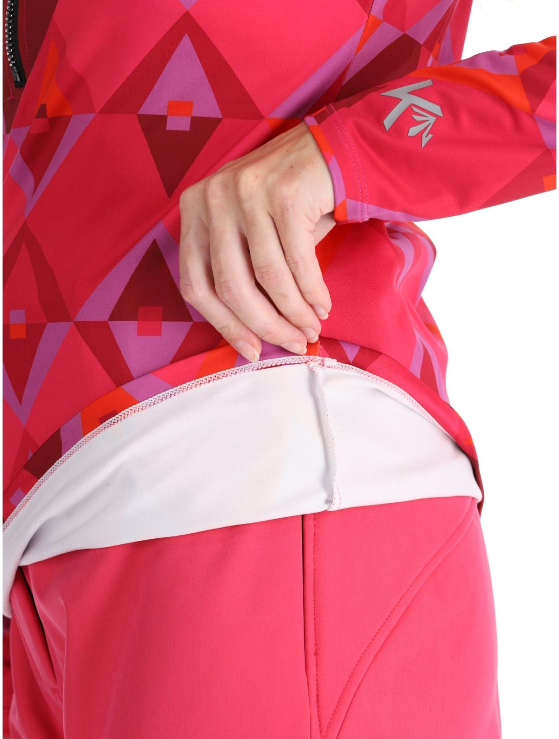 Kou Sportswear, Pully pullover women Pink / Red pink, red 