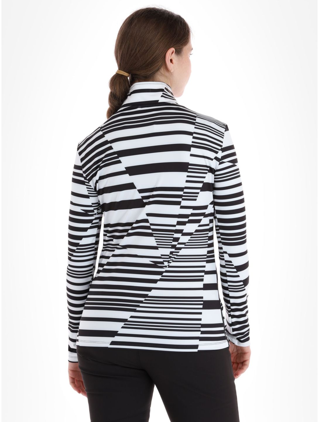 Kou Sportswear, Stripes pullover women Black-White black, white 