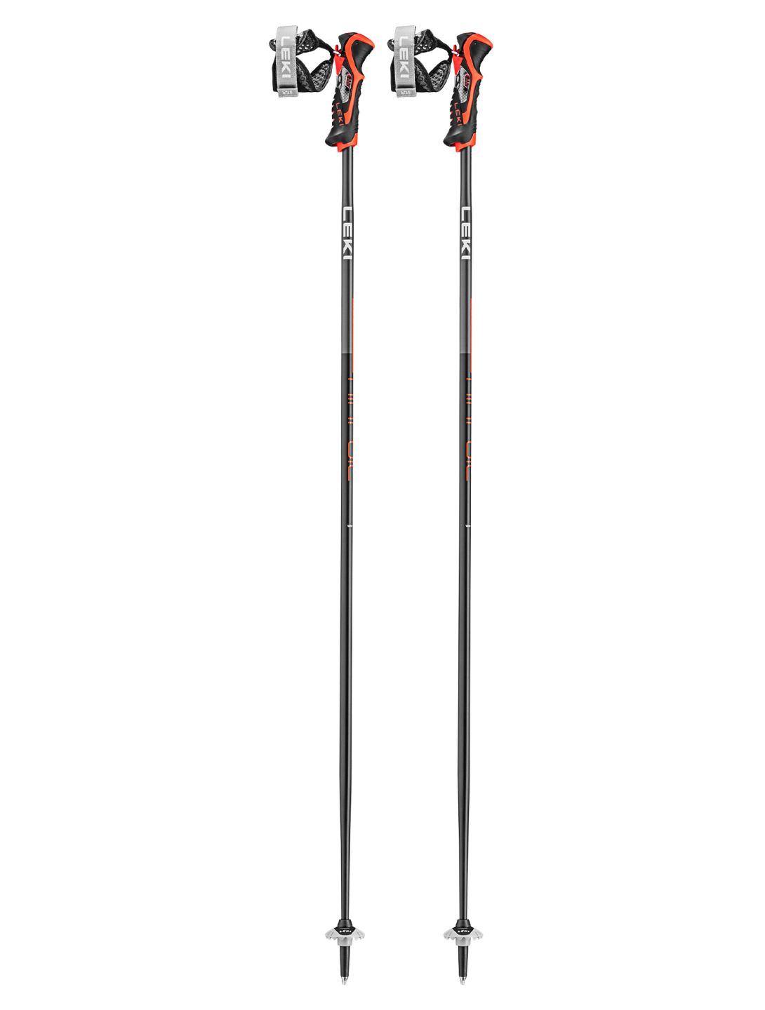 Leki, Airfoil 3D ski poles unisex Black / Dark Red black, red 