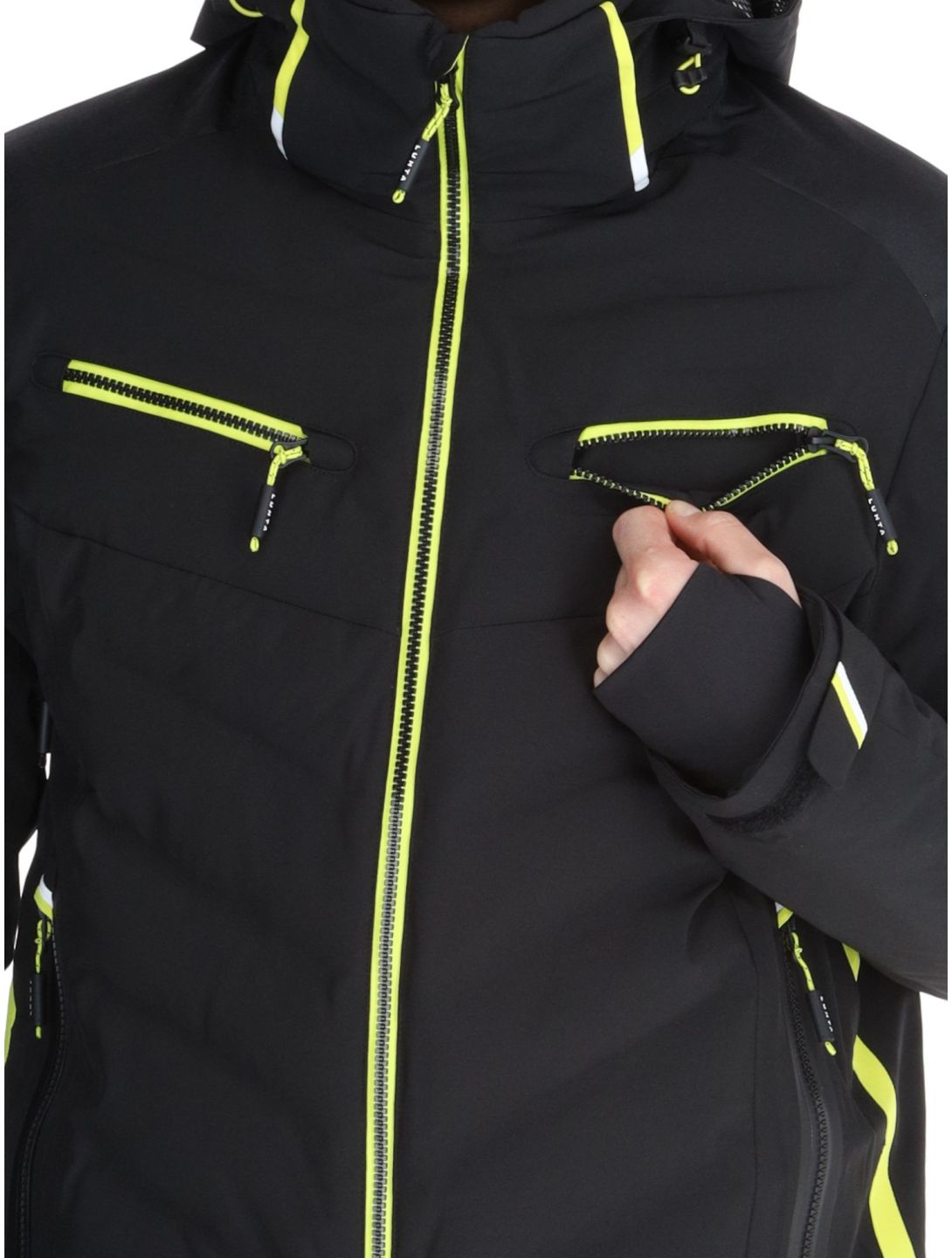 Luhta, Aakenustunturi ski jacket men Black black 