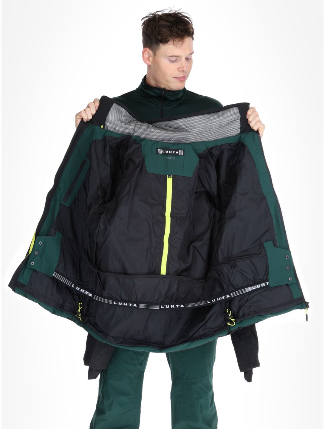 Luhta, Aatsinki ski jacket men Dark Green green 