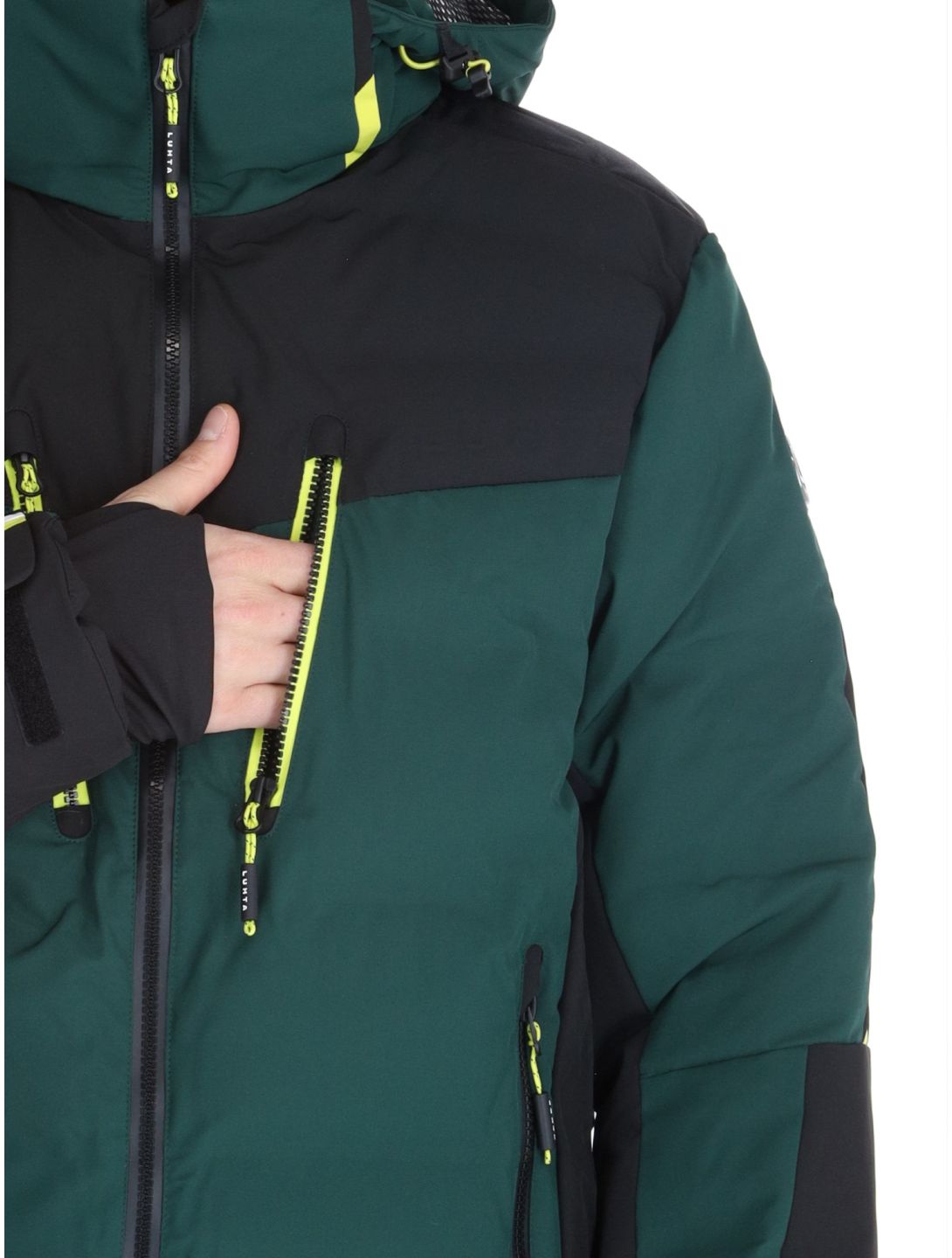 Luhta, Aatsinki ski jacket men Dark Green green 