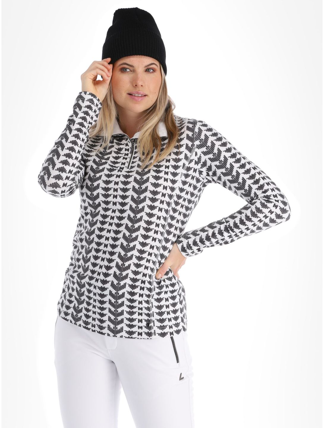 Luhta, Ahois pullover women Black black, white 