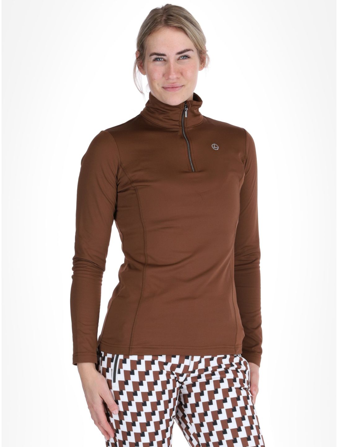 Luhta, Hailuoto pullover women Chocolat brown 