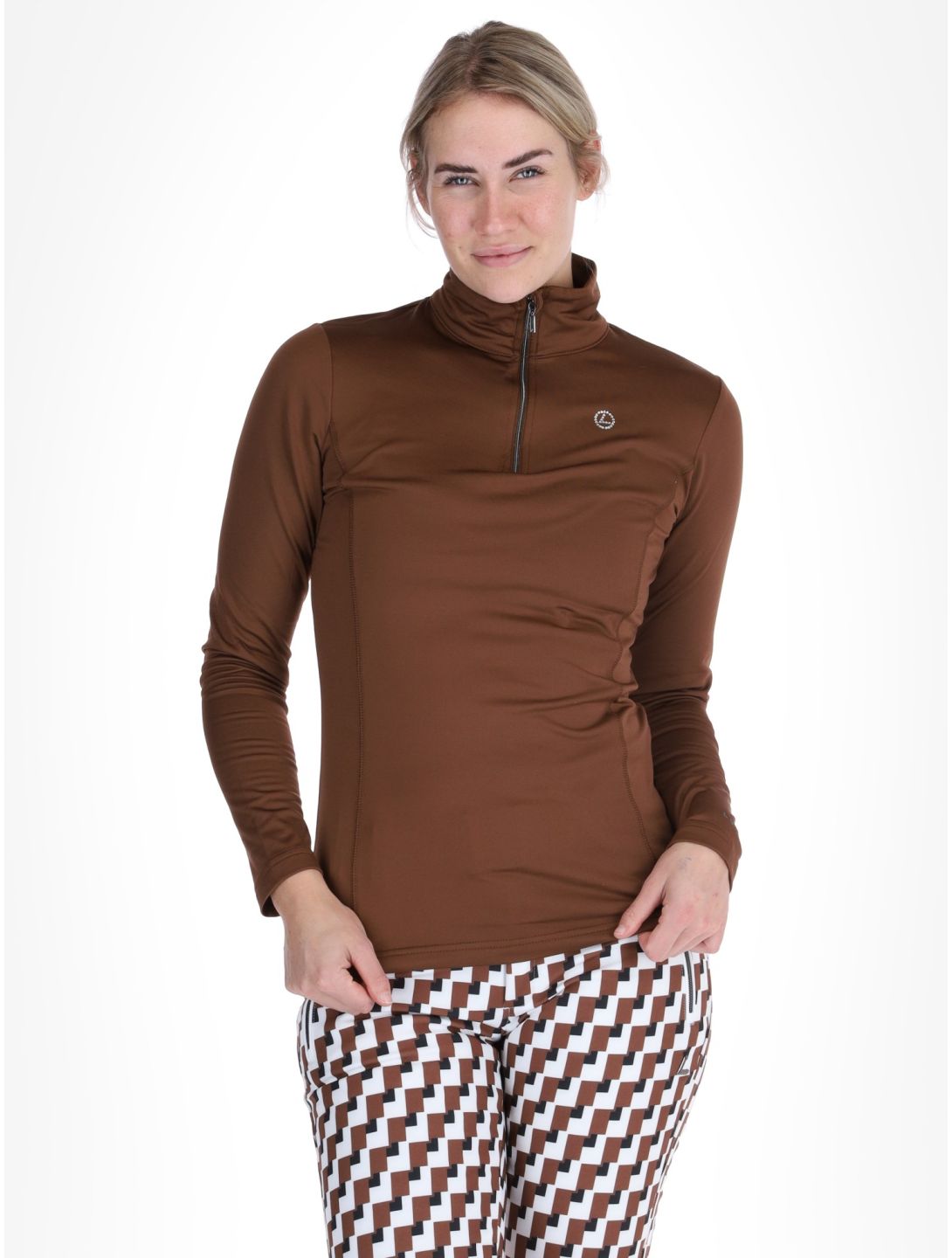 Luhta, Hailuoto pullover women Chocolat brown 