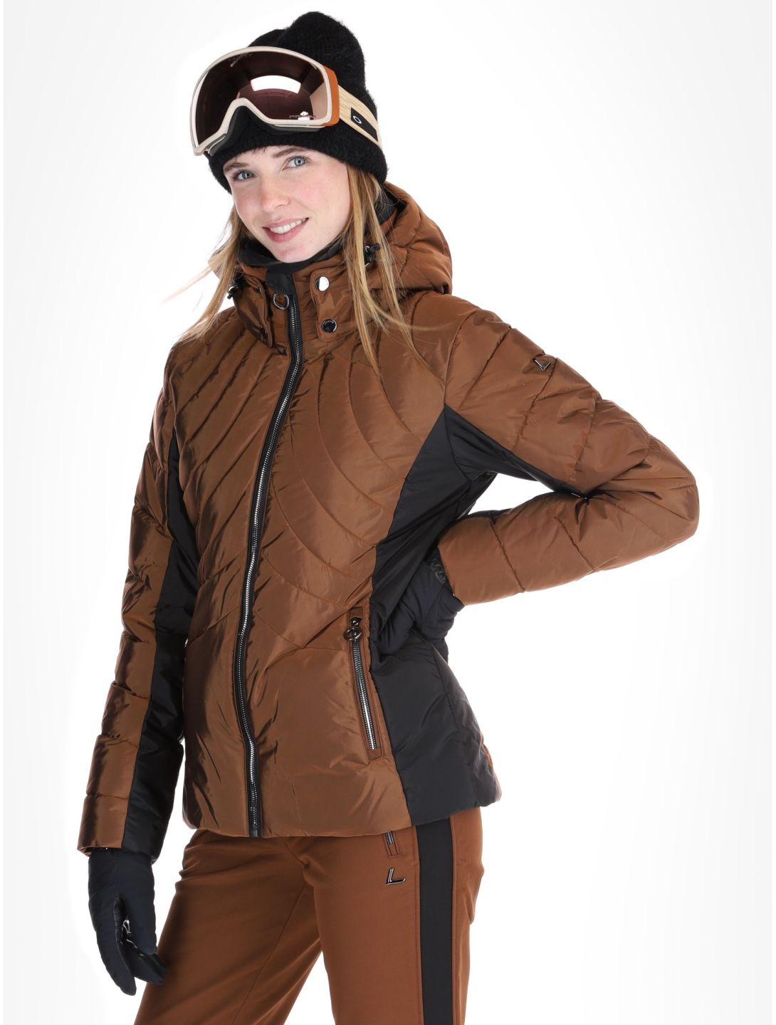 Luhta, Hakois ski jacket women Chocolat brown 