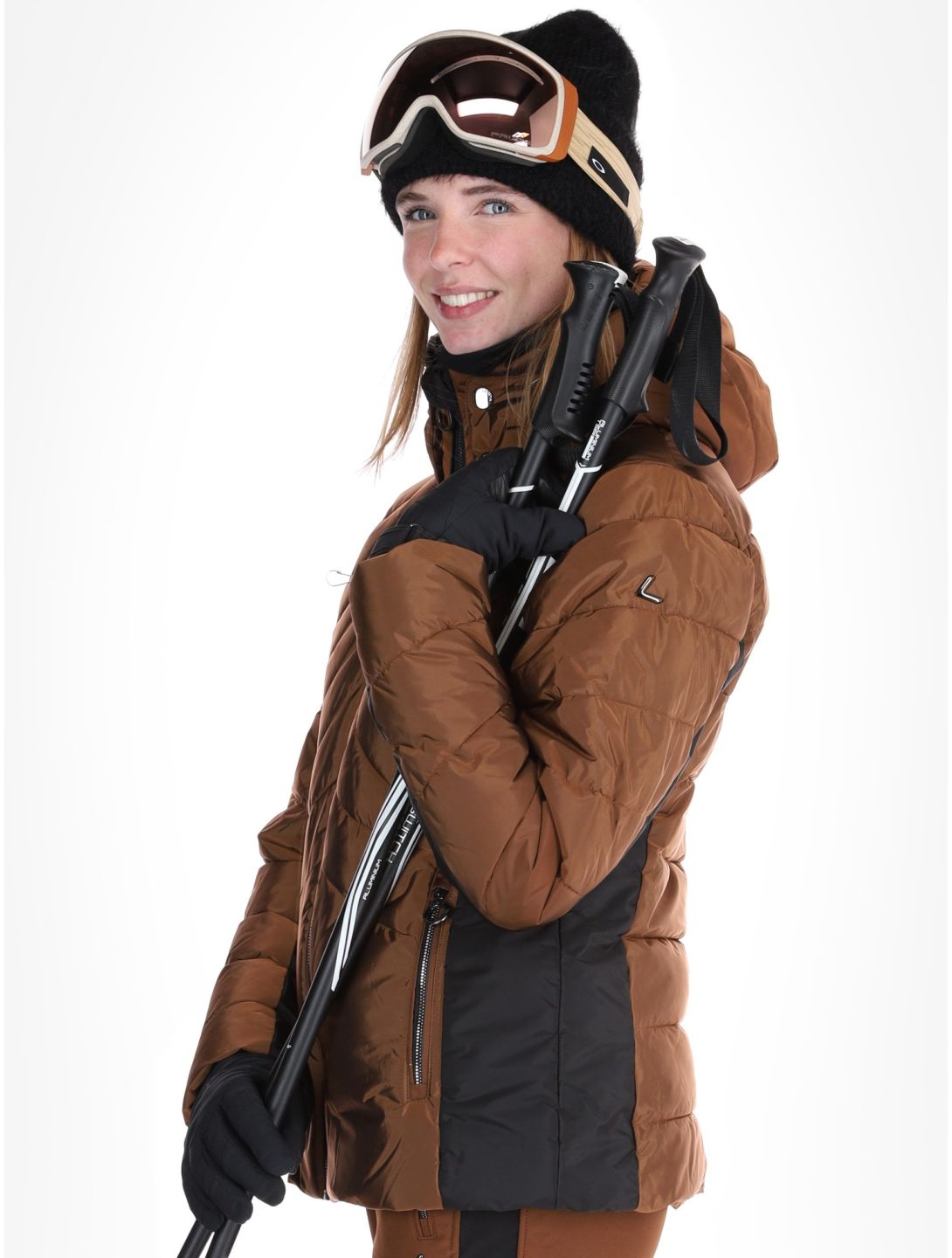 Luhta, Hakois ski jacket women Chocolat brown 